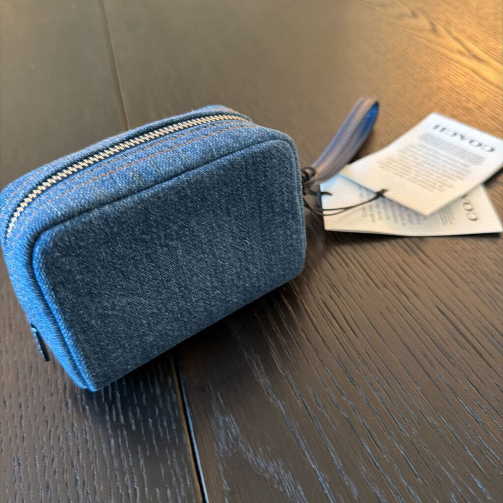 Coach Denim Wrist pouch