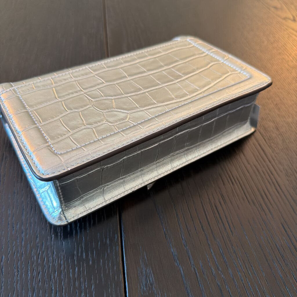 Kate Spade Madison Metallic Croc Crossbody