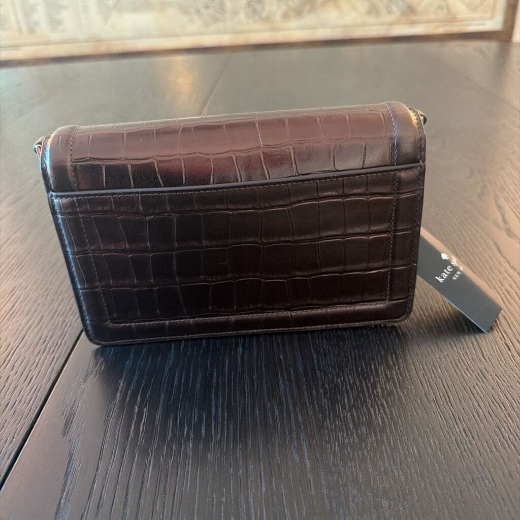Kate Spade Madison Metallic Croc Crossbody