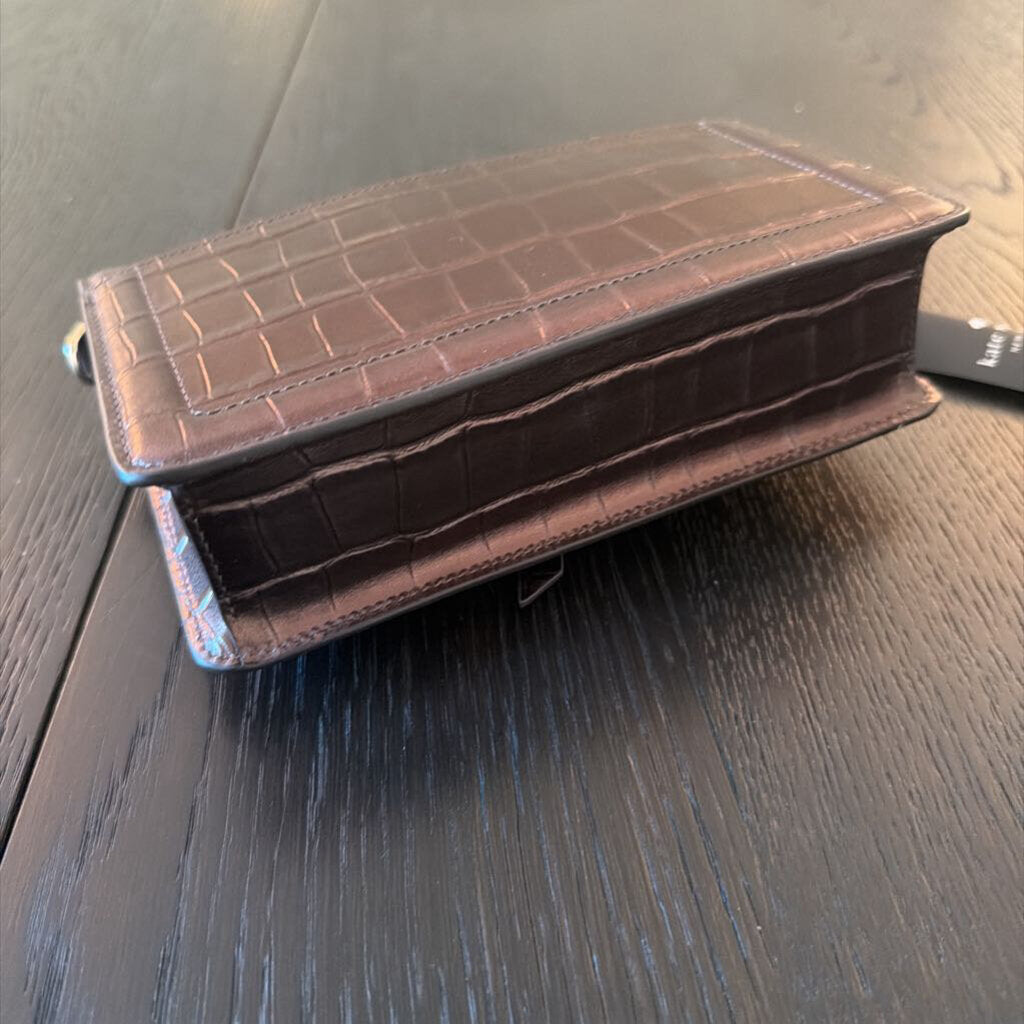 Kate Spade Madison Metallic Croc Crossbody