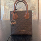 Michael Kors Mercer Extra Small Saffiano Signature Crossbody