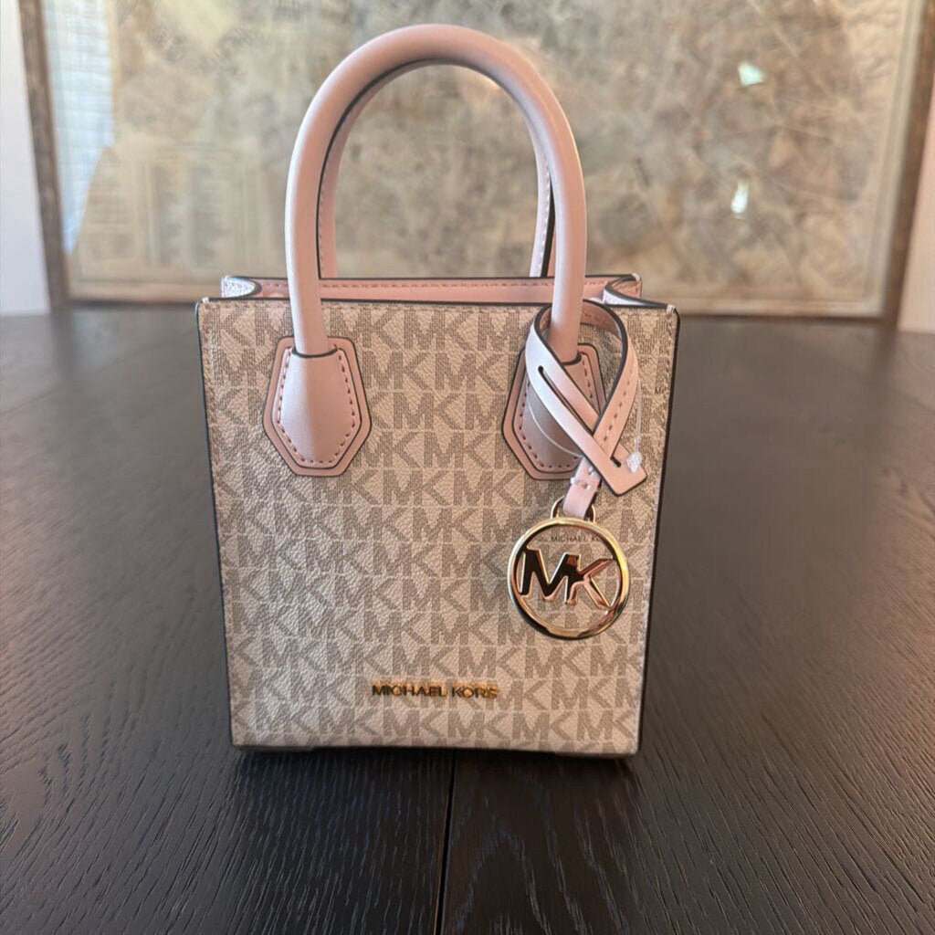 Michael Kors Mercer Extra Small Saffiano Signature Crossbody