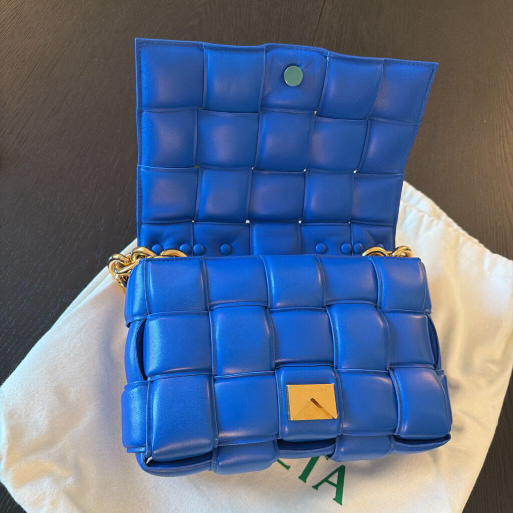 Bottega Veneta Maxi Nintrecciato Paddle Lambskin Shoulder Bag