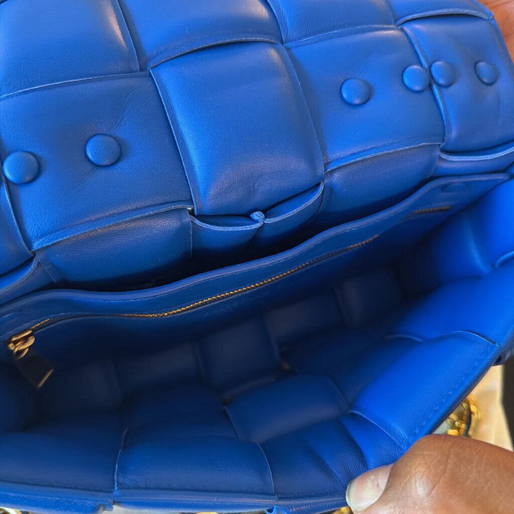 Bottega Veneta Maxi Nintrecciato Paddle Lambskin Shoulder Bag