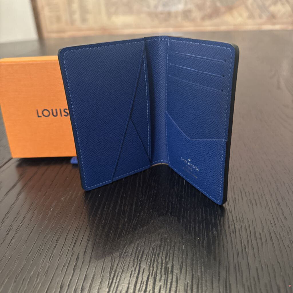 Louis Vuitton Taiga Taigarama Monogram Pocket Organizer Wallet