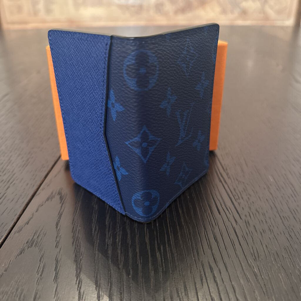 Louis Vuitton Taiga Taigarama Monogram Pocket Organizer Wallet