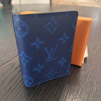 Louis Vuitton Taiga Taigarama Monogram Pocket Organizer Wallet