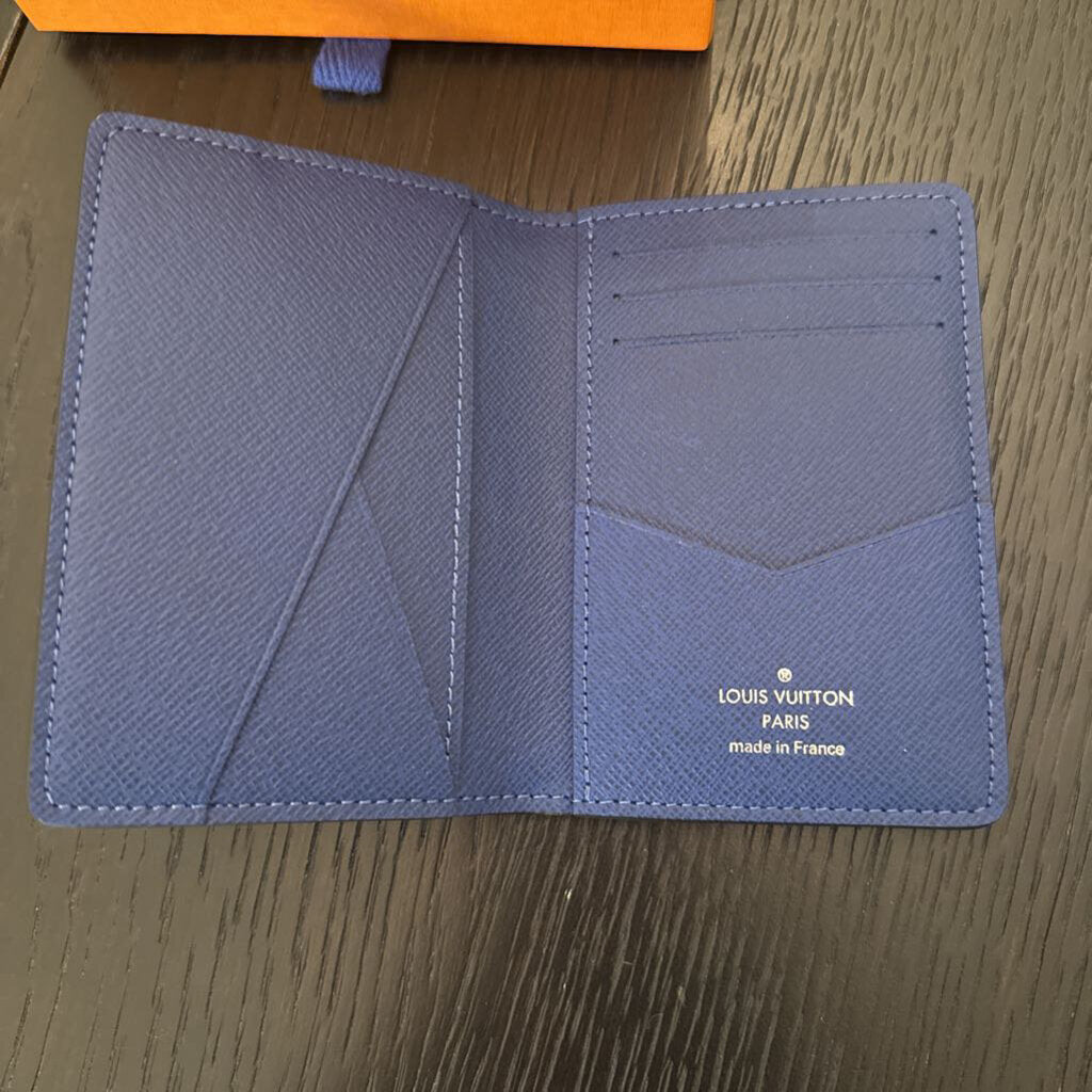 Louis Vuitton Taiga Taigarama Monogram Pocket Organizer Wallet