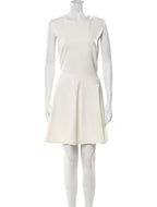 Diane von Furstenberg Scoop Neck Mini Dress