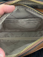 Michael Kors Pebbled Dbl Zip Camera Bag