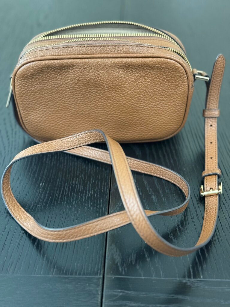 Michael Kors Pebbled Dbl Zip Camera Bag