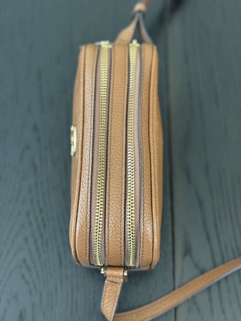 Michael Kors Pebbled Dbl Zip Camera Bag