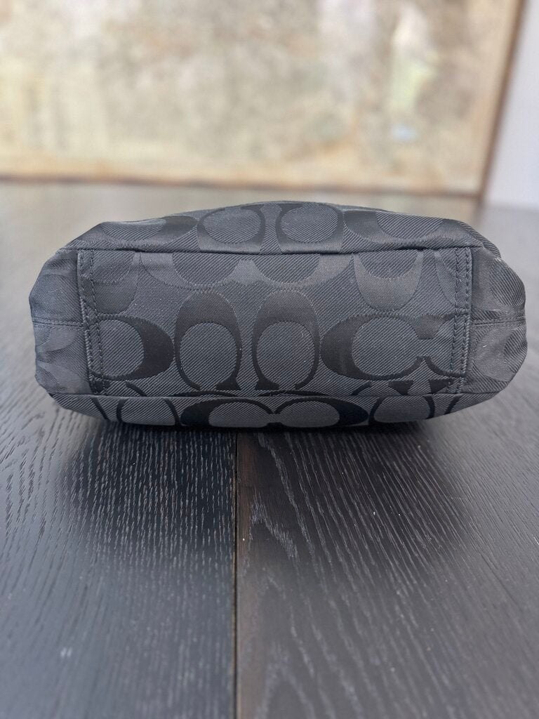 Coach Monogram Zip Tote