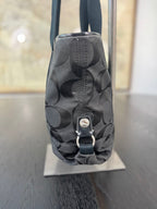 Coach Monogram Zip Tote