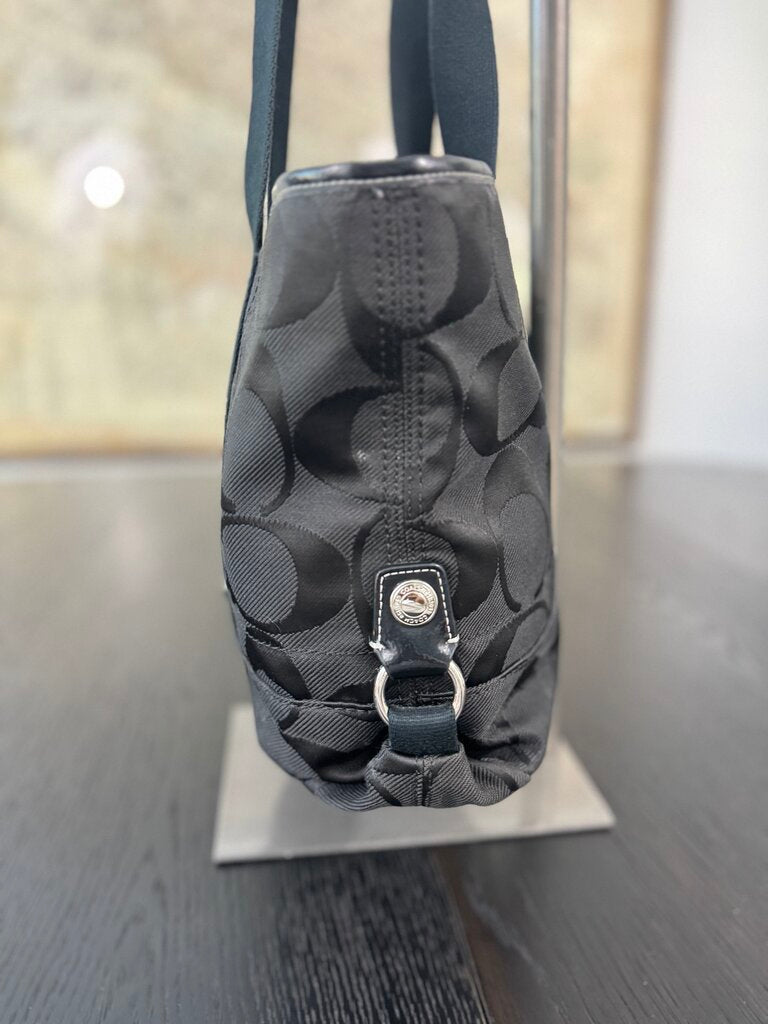 Coach Monogram Zip Tote