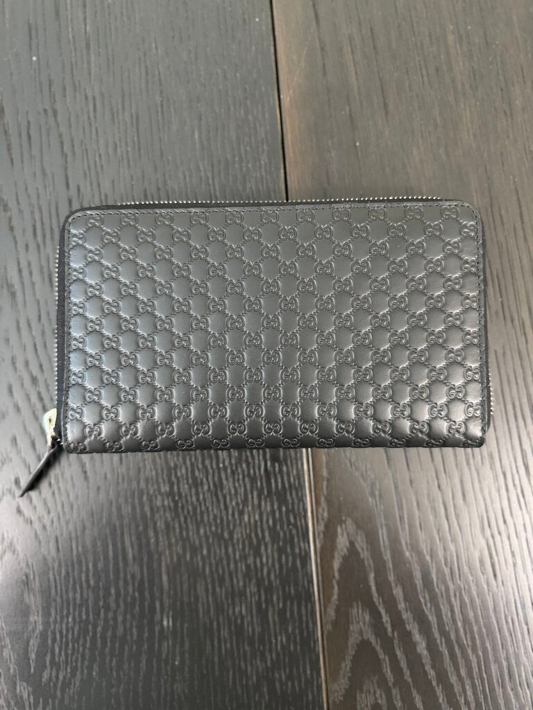 Gucci Microguccissma Zip Around Wallet