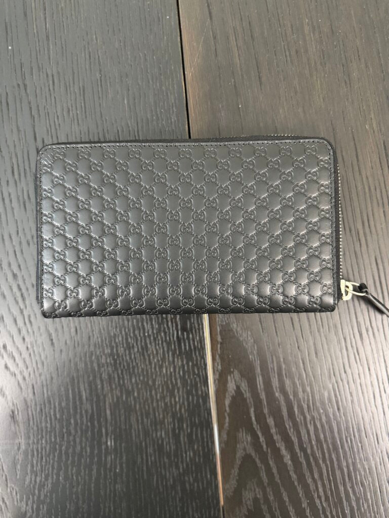 Gucci Microguccissma Zip Around Wallet