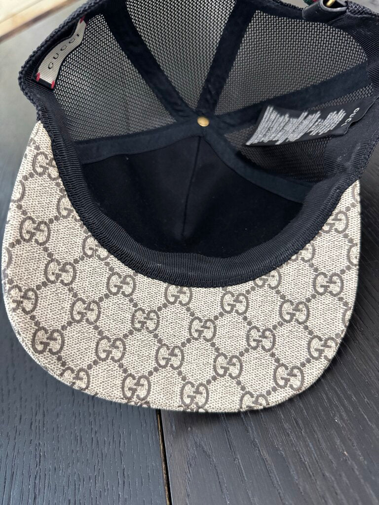 Gucci Adjustable Snake Monogram Cap