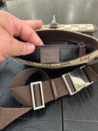 Gucci Monogram Canvas Bree Waist Belt
