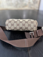 Gucci Monogram Canvas Bree Waist Belt