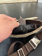 Gucci Monogram Canvas Bree Waist Belt