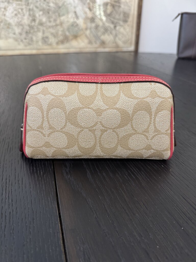 Coach Zip Monogram Pouch
