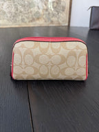 Coach Zip Monogram Pouch