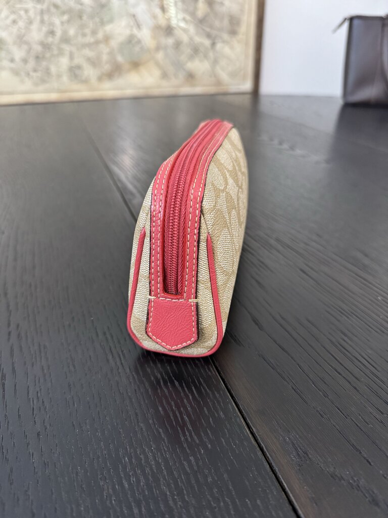 Coach Zip Monogram Pouch