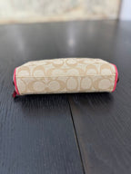 Coach Zip Monogram Pouch