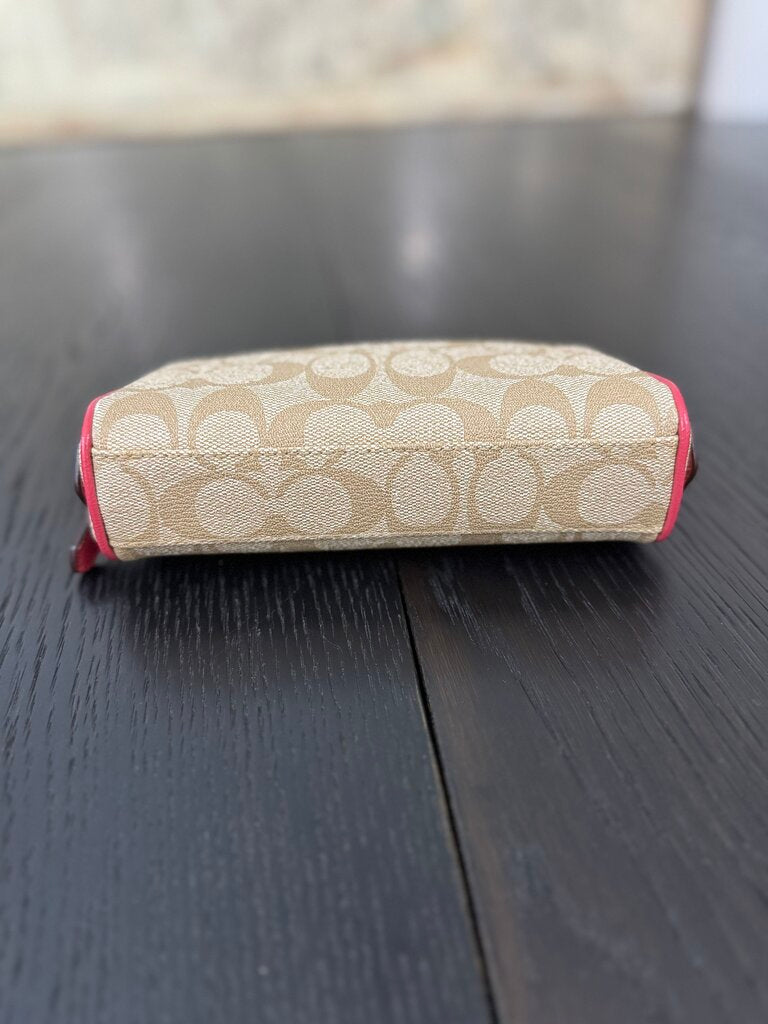 Coach Zip Monogram Pouch