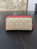 Coach Zip Monogram Pouch