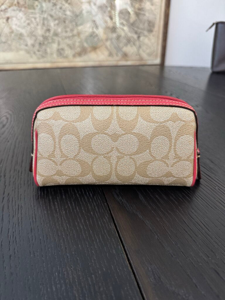 Coach Zip Monogram Pouch