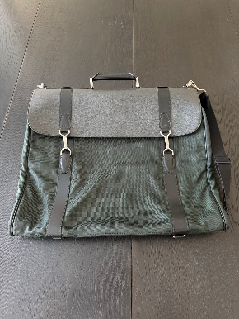 Louis Vuitton Taiga Travel Garment Bag Aldoise Canvas Epi Trim