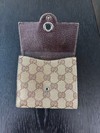 Gucci Canvas Monogram Wallet