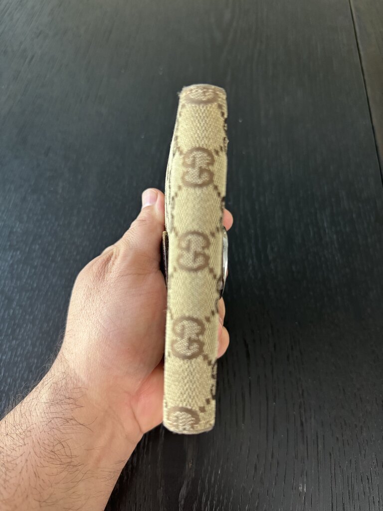 Gucci Canvas Monogram Wallet