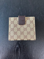 Gucci Canvas Monogram Wallet