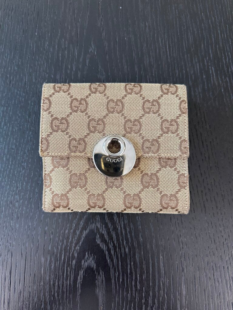Gucci Canvas Monogram Wallet