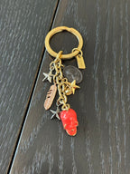 Coach Skull Keychain
