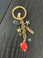 Coach Skull Keychain