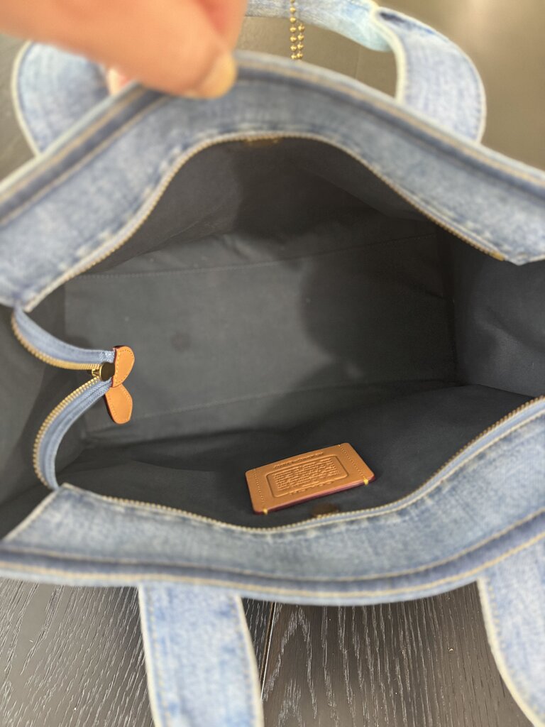 Coach Denim Tote