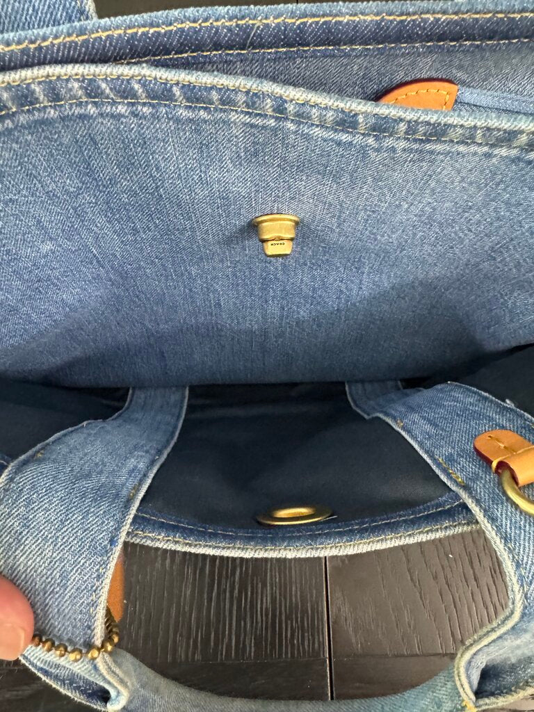 Coach Denim Tote