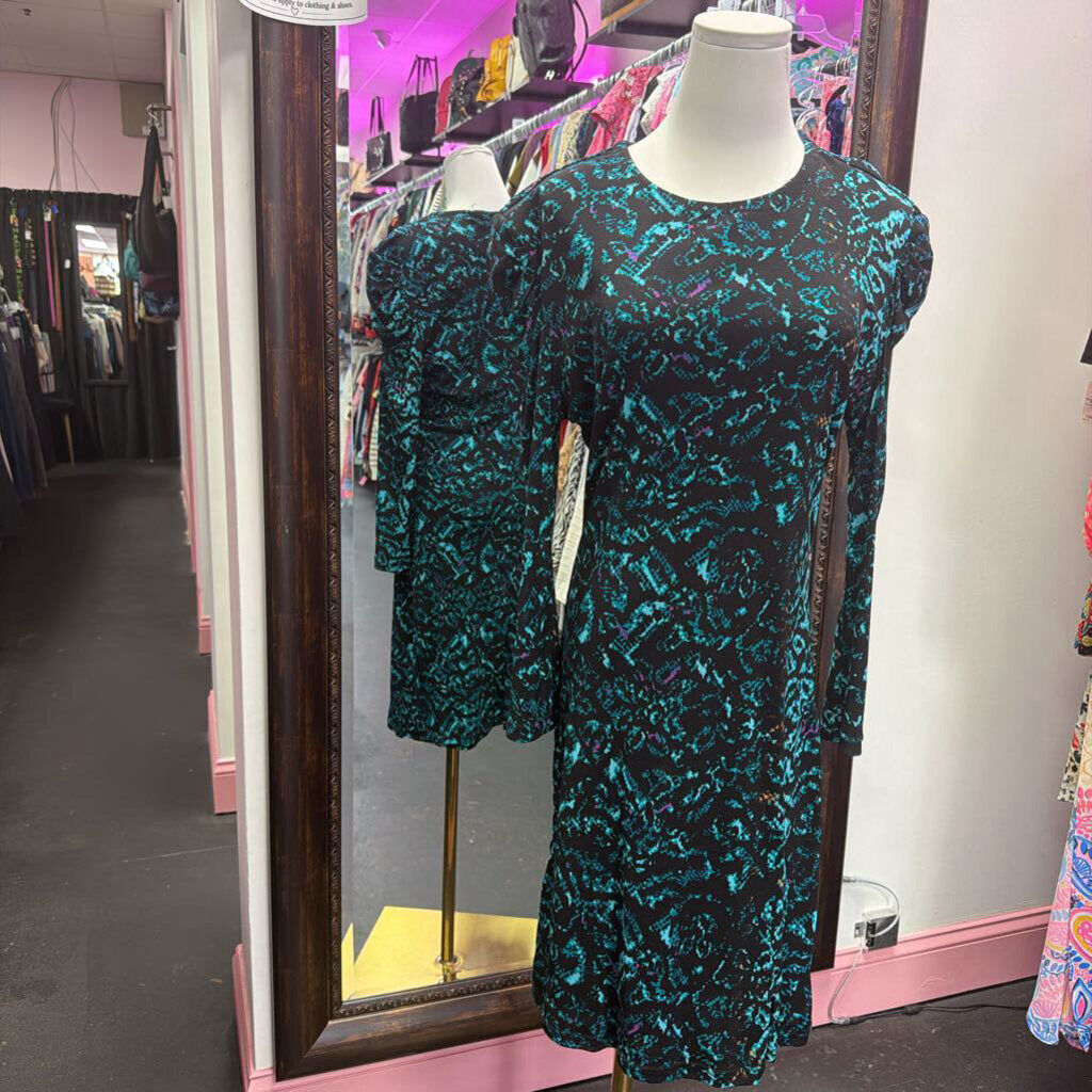 LG L/S Geo Patterned Dress