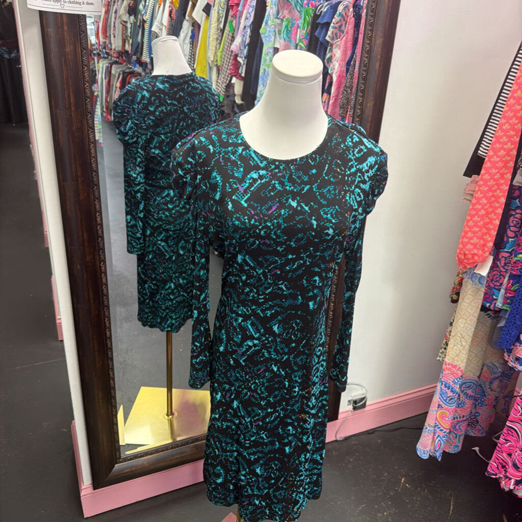 LG L/S Geo Patterned Dress