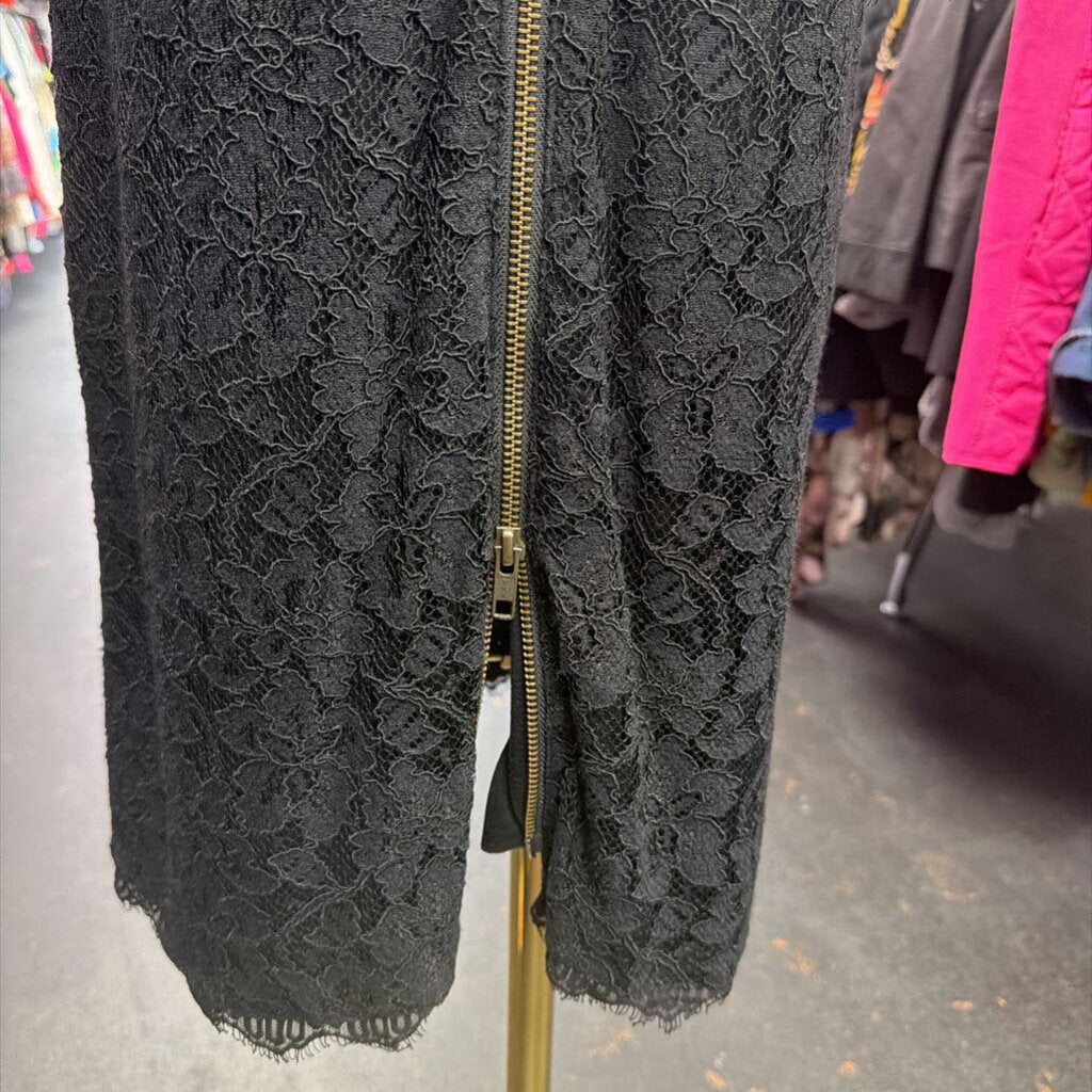 10 L/S Lace Solid Dress