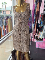 10 Sleeveless Animal Print Dress