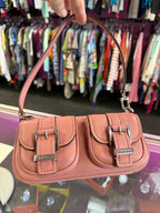 Michael Kors Pebbled Leather Zoe Shoulder Bag