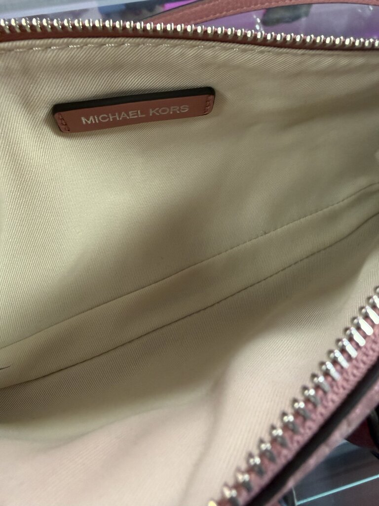 Michael Kors Pebbled Leather Zoe Shoulder Bag