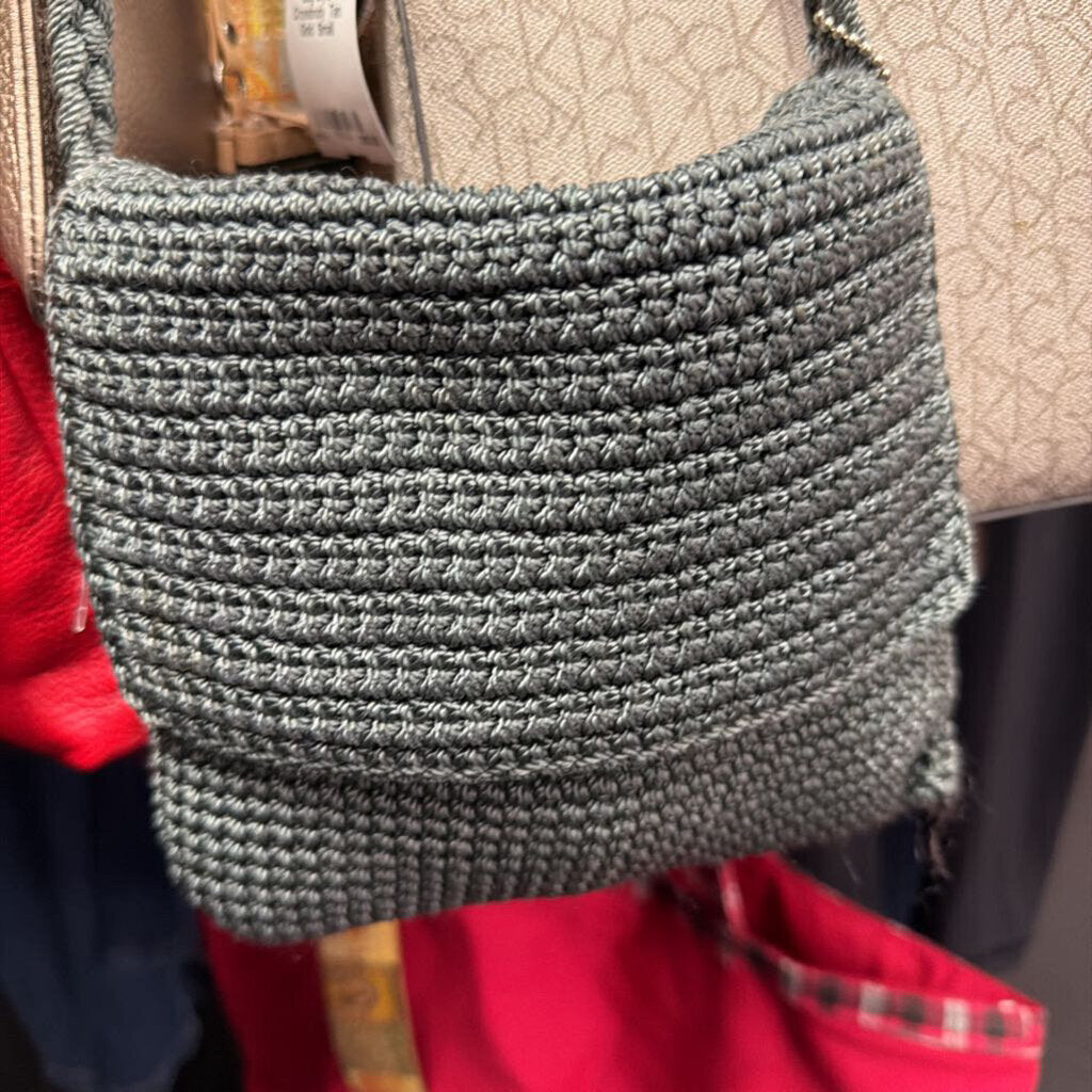The Sak Crochet Flap Mini Woven Crossbody Bag Boho