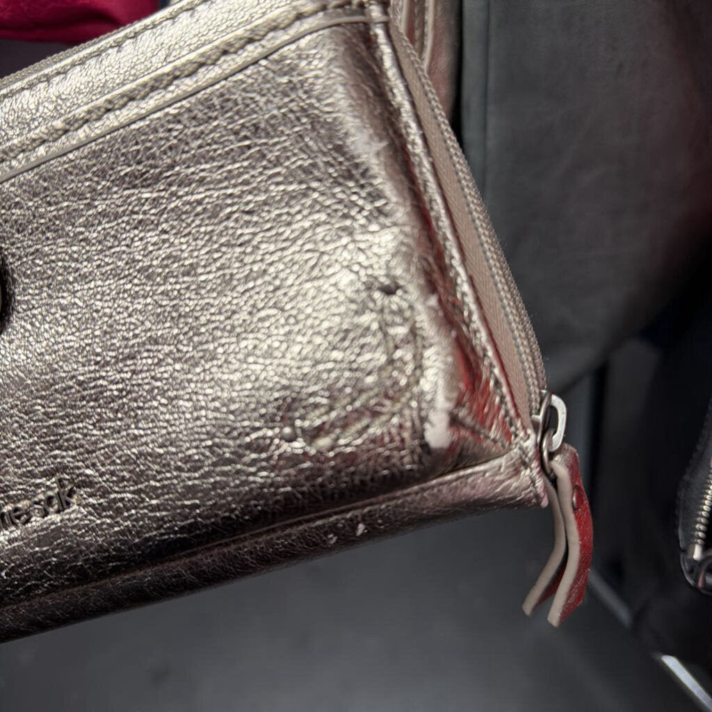 The Sak Metallic wallet cross body