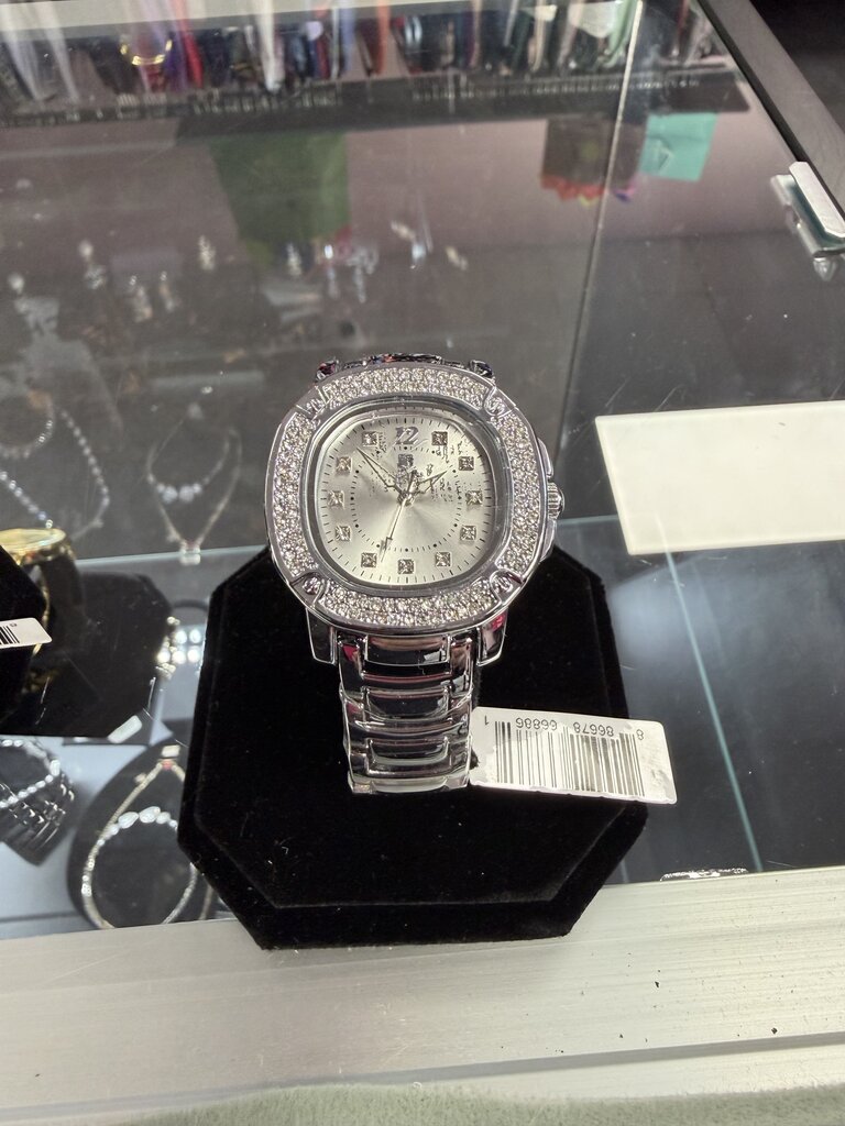 Silver sparkle watches
